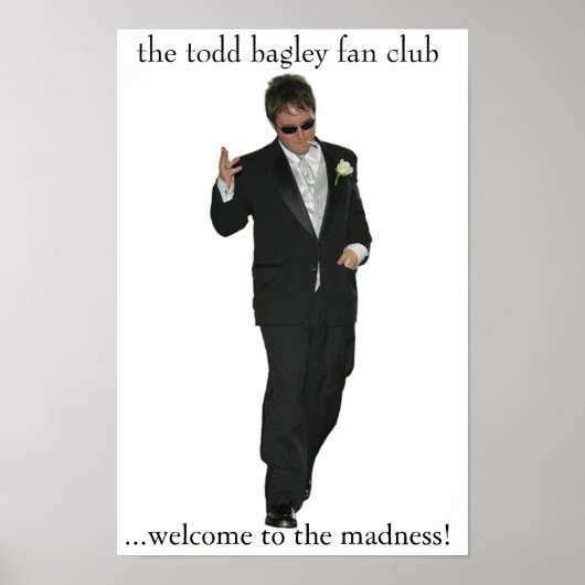 affiche du club de fans de bagley todd (Devant)