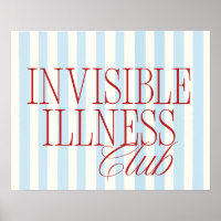 Affiche du 'Club des Maladies Invisibles'