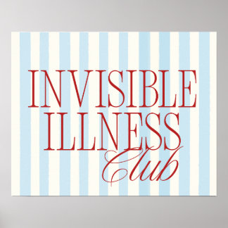 Affiche du 'Club des Maladies Invisibles'