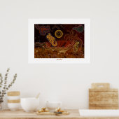 Affiche du coeur du désert australien (Cuisine)