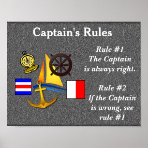 Affiche du commandant de bord