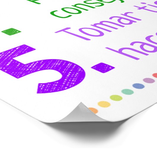 Affiche du conseiller scolaire espagnol (Coin)