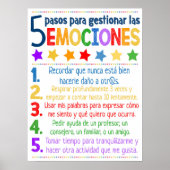 Affiche du conseiller scolaire espagnol (Devant)