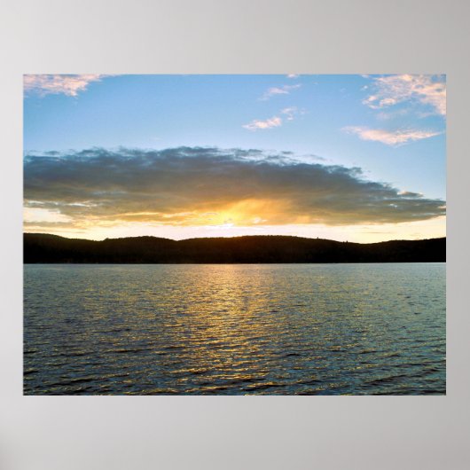 Affiche du coucher de soleil (Devant)