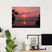 Affiche du coucher de soleil à Hawaï (Bureau à domicile)