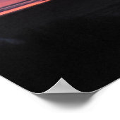 Affiche du coucher de soleil d'Ailsa Craig (Coin)