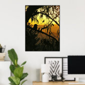 Affiche du coucher de soleil du solstice australie (Bureau à domicile)