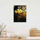 Affiche du coucher de soleil du solstice australie (Cuisine)
