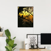 Affiche du coucher de soleil du solstice australie (Bureau à domicile)