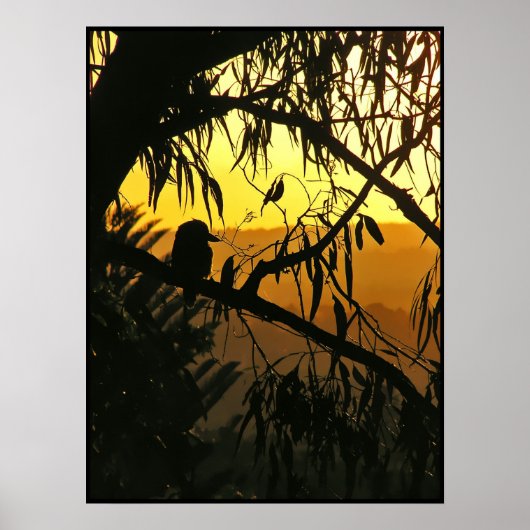 Affiche du coucher de soleil du solstice australie (Devant)