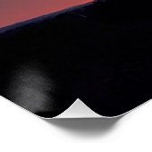Affiche du coucher de soleil Rien n'est impossible (Coin)