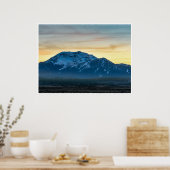 Affiche du coucher de soleil sur Mammoth Mountain (Cuisine)