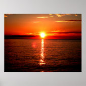 Affiche du coucher du soleil (Devant)