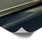 Affiche du coucher du soleil sur la route (Coin)