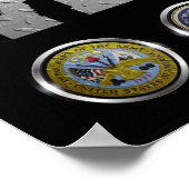 Affiche du Dakota du Nord (Coin)