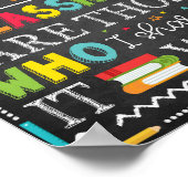 Affiche du décor scolaire de l'enseignant (Coin)