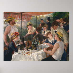 Affiche du Déjeuner des canotiers de Renoir