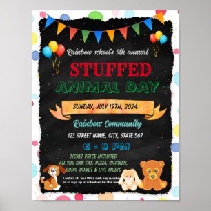 Affiche du dépliant de l'événement de la fête des