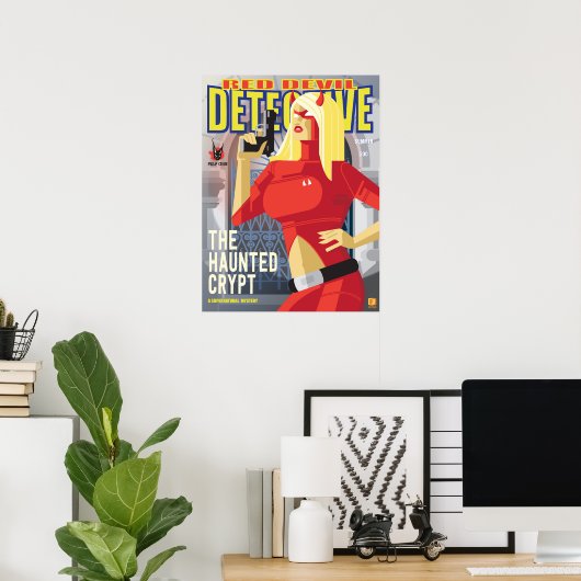 Affiche du détective Red Devil (Bureau à domicile)