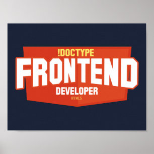 Affiche du développeur avant
