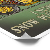 Affiche du devis de l'opérateur de camion-neige (Coin)