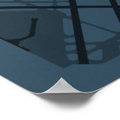 Affiche du diagramme de l'aéroport de Chicago Midw (Coin)