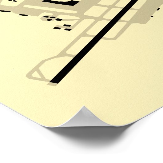 Affiche du diagramme de l'aéroport de Manchester ( (Coin)