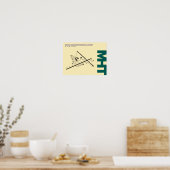 Affiche du diagramme de l'aéroport de Manchester ( (Cuisine)