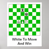 Affiche du diagramme des échecs (Devant)