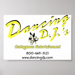 Affiche du DJ de danse