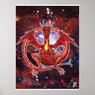 Affiche du Dragon Cosmique Pyrope