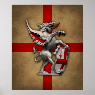 Affiche du dragon de la City de Londres