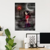 Affiche du dragon fantastique Lightning Stone (Bureau à domicile)