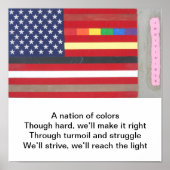 Affiche du drapeau (Devant)