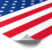 Affiche du drapeau américain (Coin)