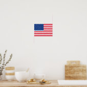 Affiche du drapeau américain (Cuisine)