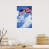 Affiche du drapeau américain (Cuisine)