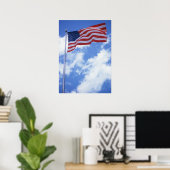 Affiche du drapeau américain (Bureau à domicile)