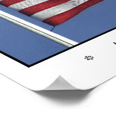 affiche du drapeau américain (Coin)