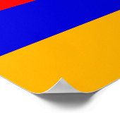 Affiche du drapeau arménien (Coin)