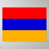 Affiche du drapeau arménien (Devant)