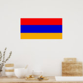 Affiche du drapeau arménien (Cuisine)