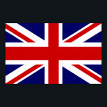 affiche du drapeau britannique | Design de prise U<br><div class="desc">affiche du drapeau britannique | Union jack design. Meilleure idée cadeau pour les événements de fête nationale. Couleurs anglaises rouge blanc et bleu.</div>