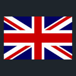 affiche du drapeau britannique | Design de prise U<br><div class="desc">affiche du drapeau britannique | Union jack design. Meilleure idée cadeau pour les événements de fête nationale. Couleurs anglaises rouge blanc et bleu.</div>
