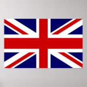 affiche du drapeau britannique | Design de prise U (Devant)