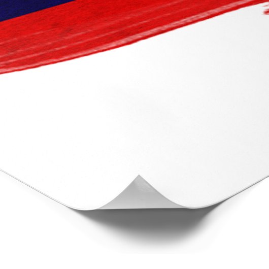 Affiche du drapeau colombien (Coin)