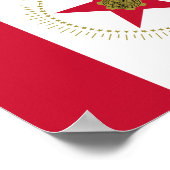 Affiche du drapeau de Birmingham, Alabama (Coin)