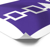 Affiche du drapeau de la Confédération iroquoise I (Coin)