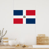 Affiche du drapeau de la Dominique (Cuisine)