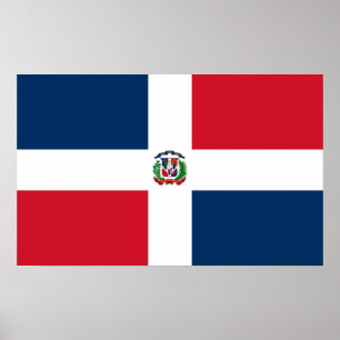 Affiche du drapeau de la Dominique